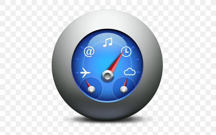 Alarm Clock Electric Blue Sphere, PNG, 512x512px, Dashboard, Alarm Clock, Clock, Computer Software, Electric Blue Download Free