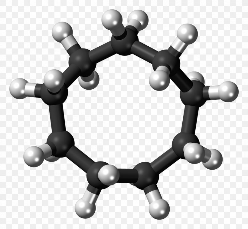 Cyclononane Cycloalkane Cycloheptane Cyclodecane, PNG, 1200x1107px, Cyclononane, Alicyclic Compound, Ballandstick Model, Benzopyrene, Black And White Download Free