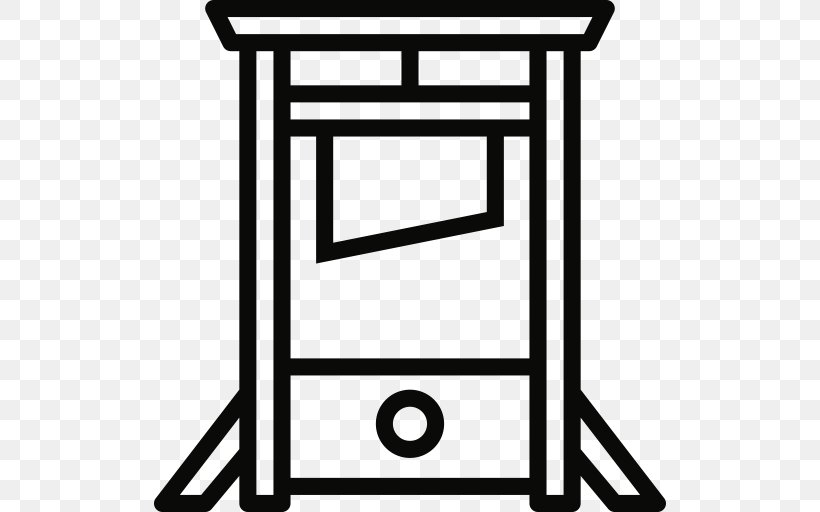 Guillotine Decapitation Clip Art, PNG, 512x512px, Guillotine, Animation, Area, Black And White, Decapitation Download Free