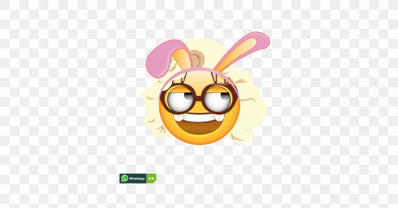 Smiley Easter Bunny Emoticon Emoji Rabbit, PNG, 1200x628px, Smiley, Cartoon, Computer, Computer Font, Easter Download Free