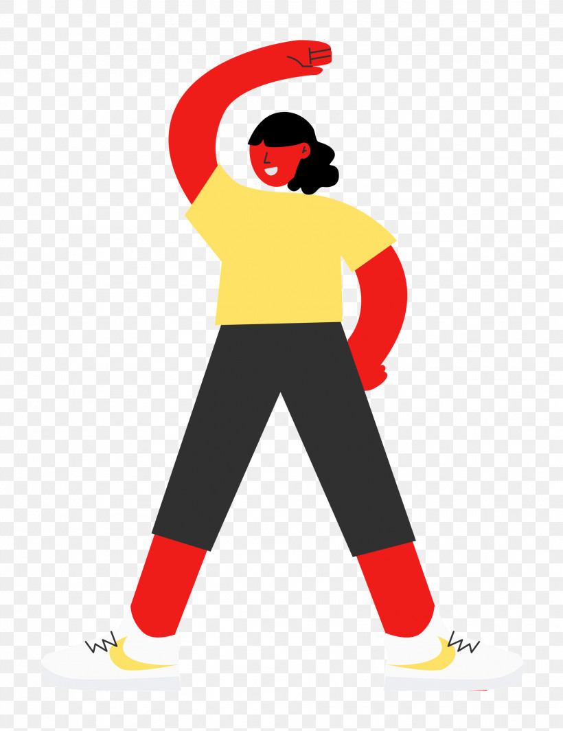 Stretching Sports, PNG, 1926x2500px, Stretching, Cartoon, Character, Clothing, Human Biology Download Free
