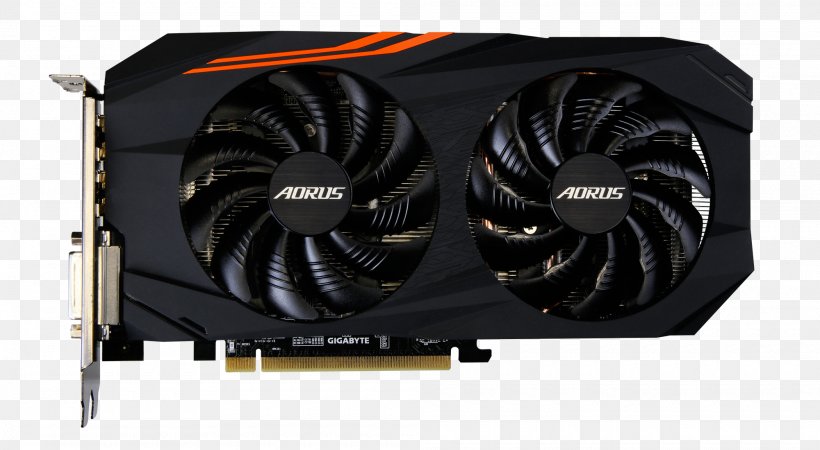 Graphics Cards & Video Adapters AMD Radeon RX 570 AMD Radeon RX 580 Gigabyte Technology, PNG, 2000x1099px, Graphics Cards Video Adapters, Advanced Micro Devices, Amd Radeon 400 Series, Amd Radeon 500 Series, Amd Radeon Rx 570 Download Free