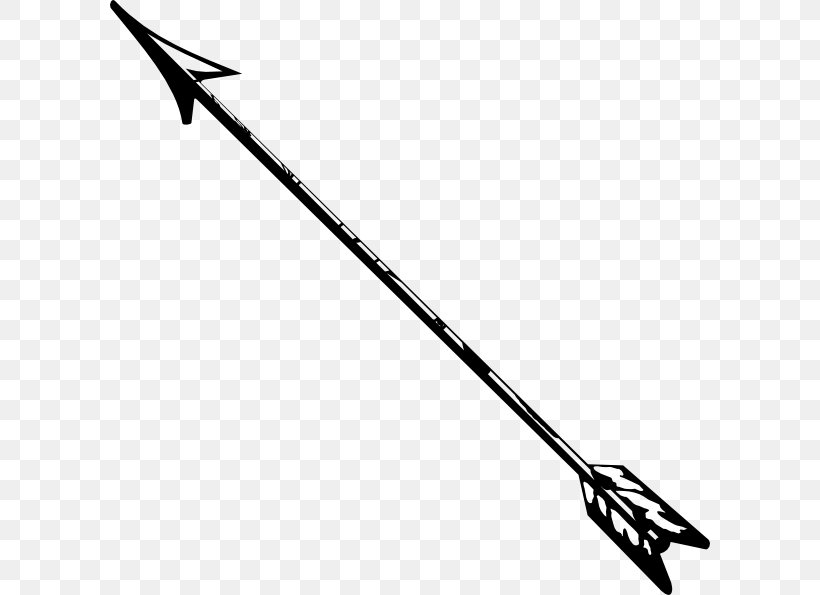 Indian Arrow Arrowhead Clip Art, PNG, 600x595px, Indian Arrow, Archery, Arrowhead, Black, Black And White Download Free
