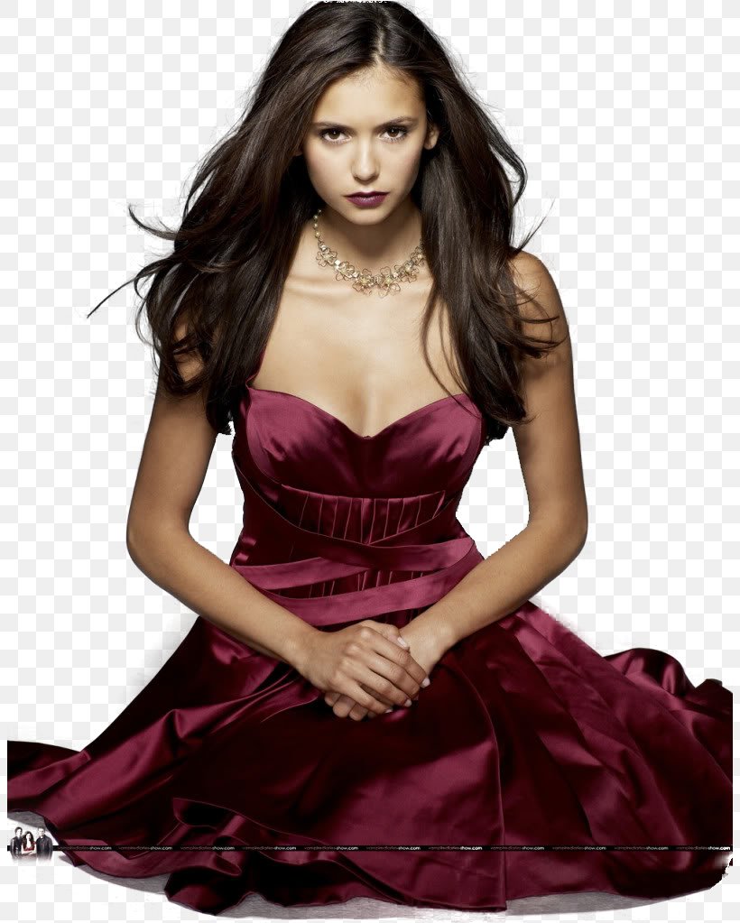 Nina Dobrev Mia Jones The Vampire Diaries Elena Gilbert, PNG, 804x1023px, Watercolor, Cartoon, Flower, Frame, Heart Download Free