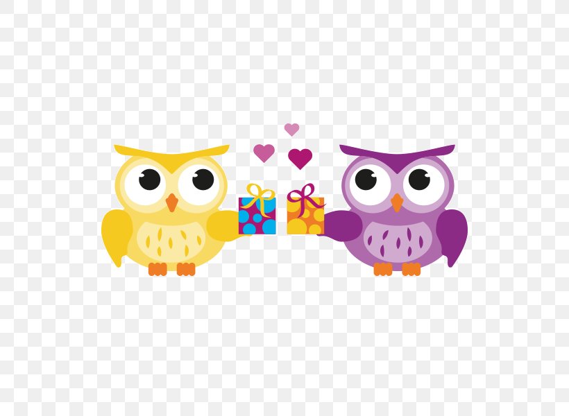 Owl Gift Clip Art, PNG, 600x600px, Owl, Baby Shower, Beak, Bird, Bird Of Prey Download Free
