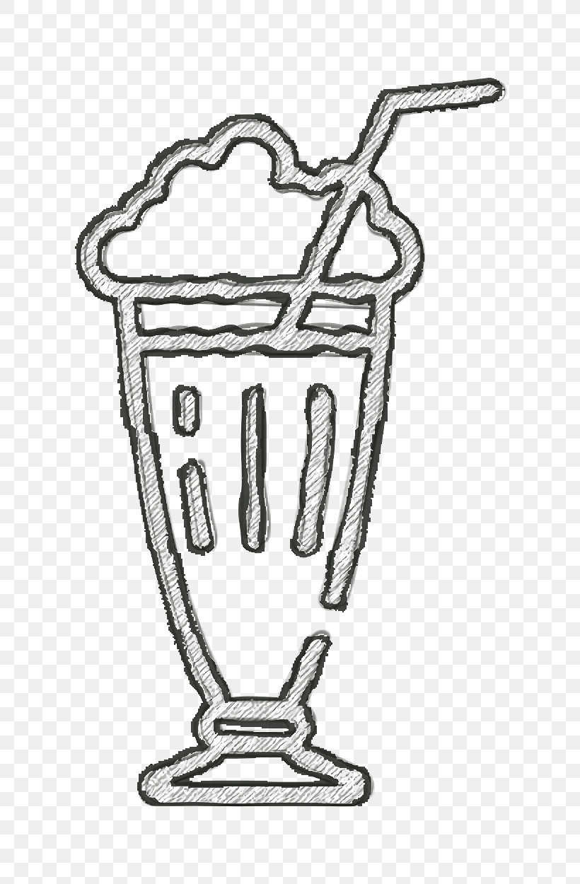 Drink Icon Milkshake Icon Fast Food Icon, PNG, 744x1250px, Drink Icon, Black, Black And White, Fast Food Icon, Hm Download Free