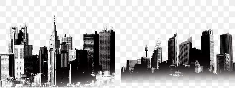 Building Computer File, PNG, 2834x1062px, Building, Architecture, Black And White, City, Designer Download Free