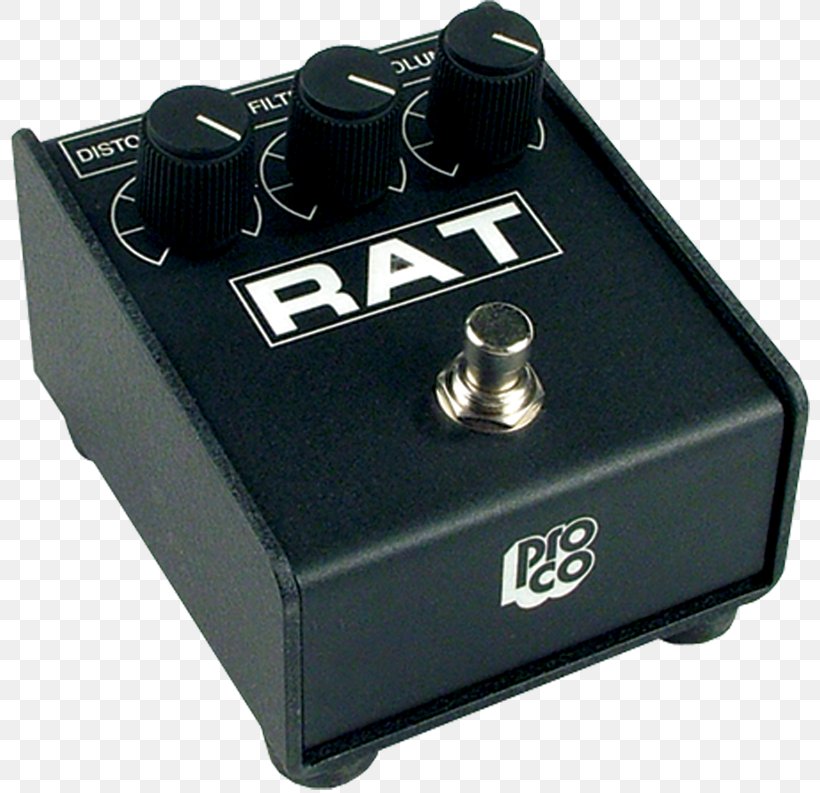 Pro Co RAT Effects Processors & Pedals Distortion Electric Guitar Proco, S.L., PNG, 800x793px, Pro Co Rat, Audio, Audio Equipment, Bass Guitar, Distorsore Download Free