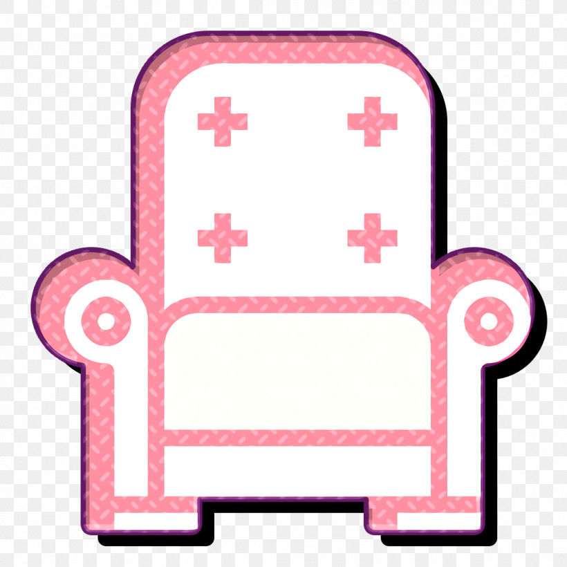 Home Equipment Icon Armchair Icon, PNG, 1090x1090px, Home Equipment Icon, Armchair Icon, Pink Download Free