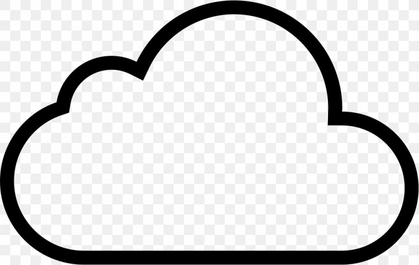 Cloud Computing Clip Art, PNG, 981x622px, Cloud Computing, Area, Black And White, Cloud Storage, Email Download Free