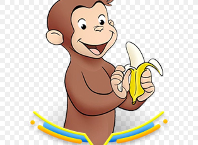 Curious George YouTube Clip Art, PNG, 600x600px, Curious George, Area, Arm, Birthday, Cartoon Download Free