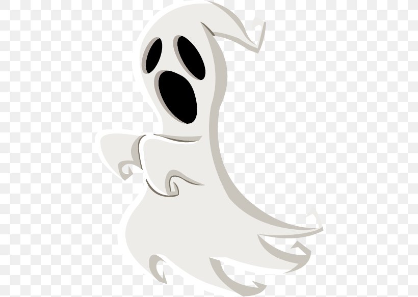 Ghost, PNG, 450x583px, Ghost, Art, Black And White, Carnivoran, Cartoon Download Free