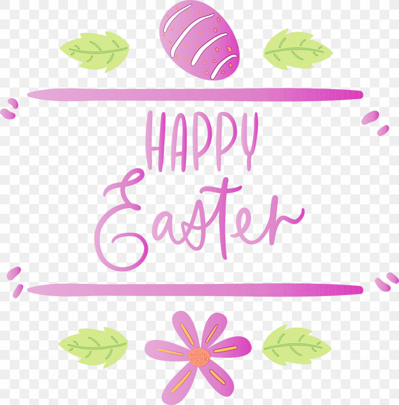 Text Pink Font Line Logo, PNG, 2952x3000px, Easter Day, Easter Sunday, Happy Easter, Line, Logo Download Free