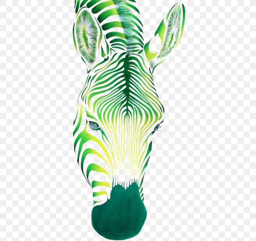 Zebra Watercolor Painting Drawing, PNG, 384x770px, Zebra, Acrylic Paint, Art, Color, Drawing Download Free