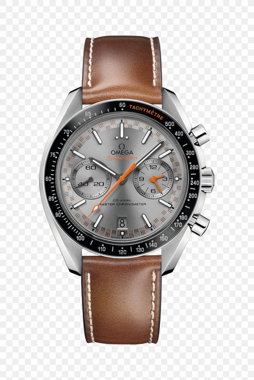 Omega Speedmaster Omega SA Coaxial Escapement Watch OMEGA Men's Speedmaster Racing Co-Axial Chronograph, PNG, 945x1417px, Omega Speedmaster, Automatic Watch, Brand, Brown, Chronograph Download Free