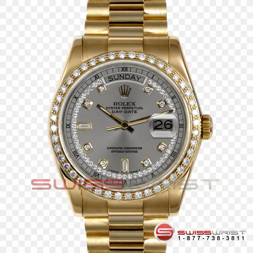 Platinum Watch Rolex Day-Date Colored Gold, PNG, 1000x1000px, Platinum, Brand, Clothing Accessories, Colored Gold, Dial Download Free