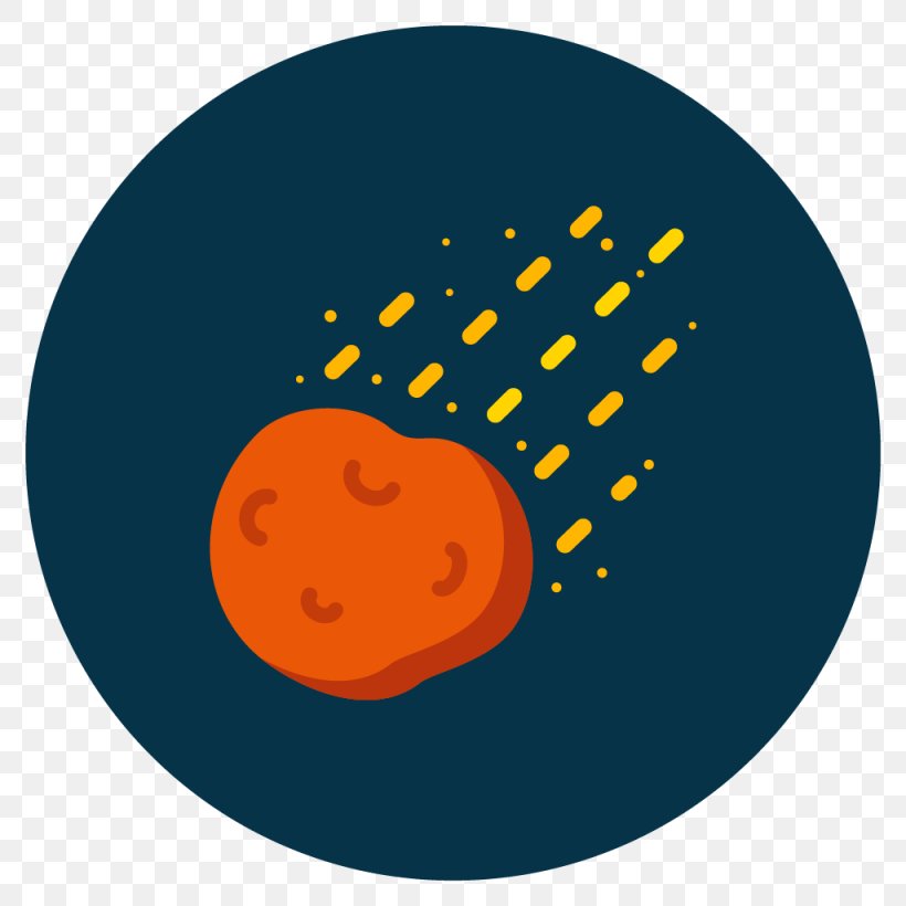 Asteroid Clip Art Vector Graphics Image, PNG, 1025x1025px, Asteroid, Asteroid Mining, Meteoroid, Orange, Share Icon Download Free