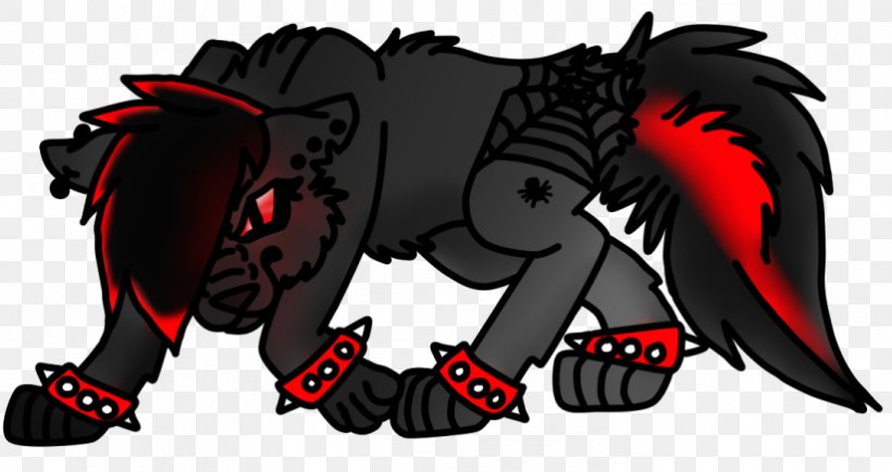 Demon Horse Cartoon Mammal, PNG, 822x436px, Demon, Black, Cartoon, Fictional Character, Horse Download Free