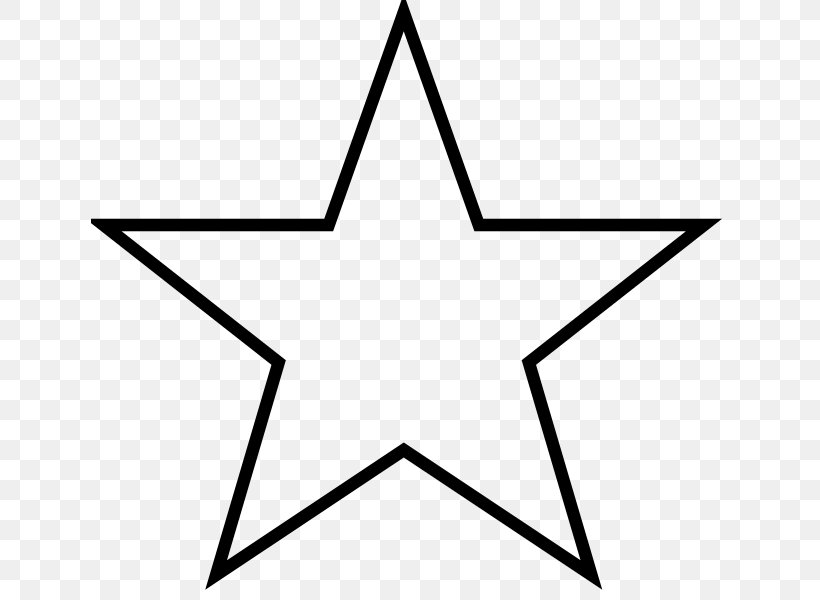 Five-pointed Star Clip Art, PNG, 638x600px, Fivepointed Star, Area, Black, Black And White, Javascript Download Free