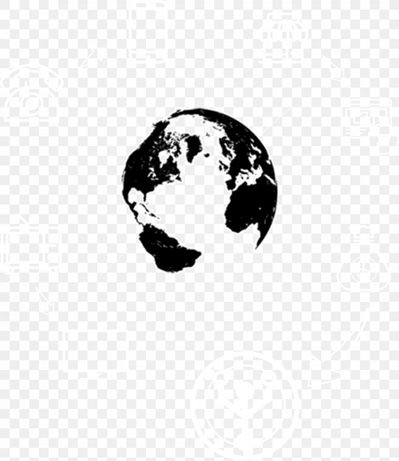 Globe Clip Art, PNG, 1833x2117px, Globe, Black, Black And White, Information, Logo Download Free