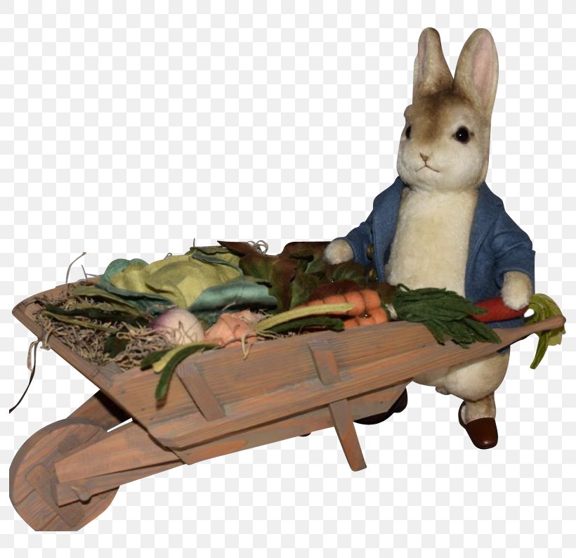 The Tale Of Peter Rabbit Wheelbarrow R. John Wright Dolls, PNG, 794x794px, Rabbit, Antique, Artist, Beatrix Potter, Doll Download Free