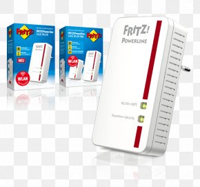 Powerline - AVM GmbH Power-line Communication PowerLAN Fritz!Box PNG