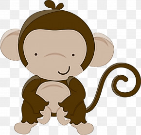 Cartoon Brown Cheek Ear Animation PNG