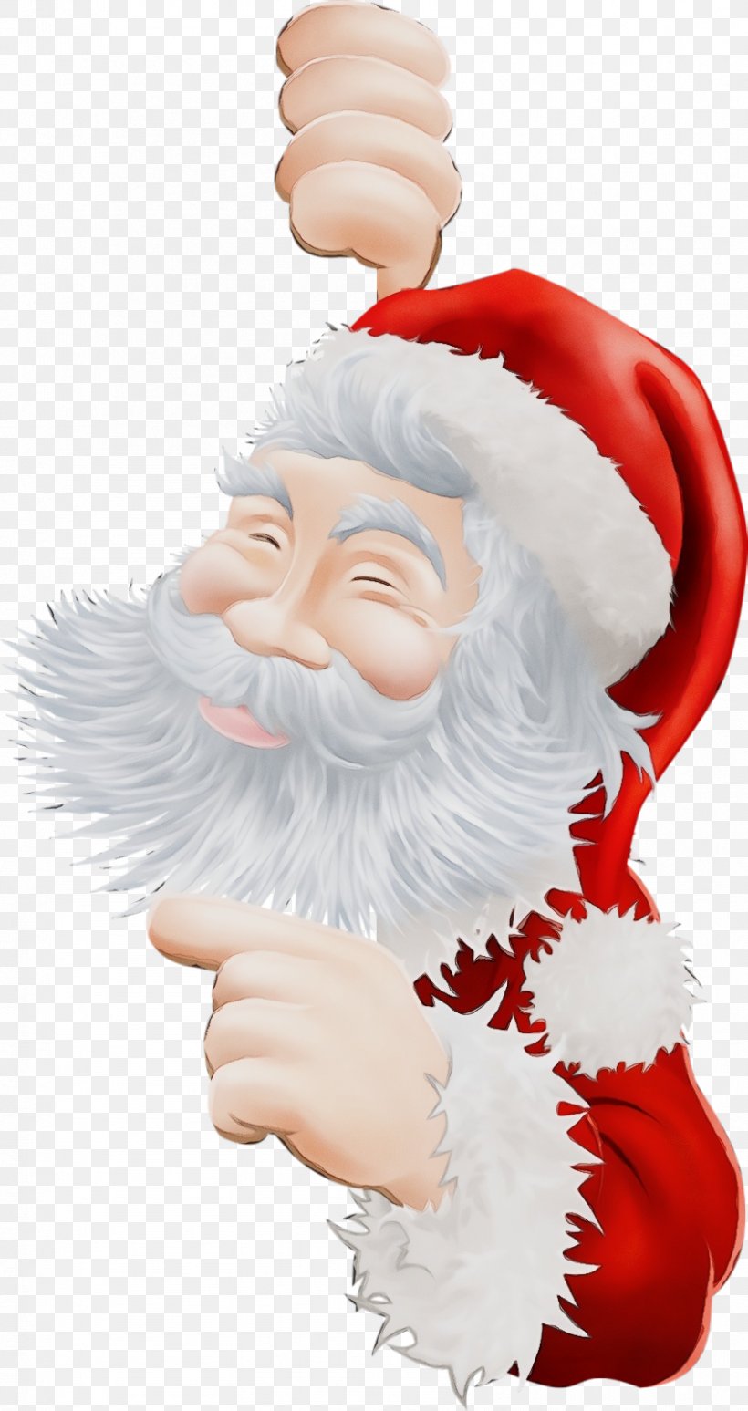 Santa Claus, PNG, 848x1600px, Christmas Santa, Beard, Facial Hair, Father Christmas, Finger Download Free