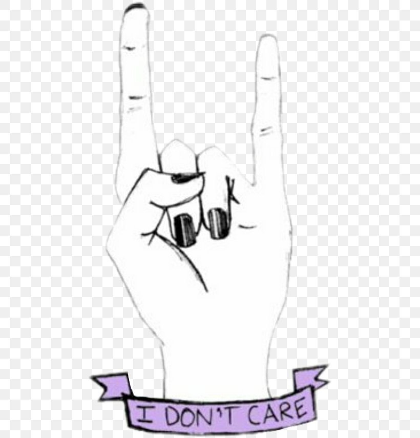 Sign Of The Horns Drawing I Don't Care Sign Language, PNG, 480x855px, Watercolor, Cartoon, Flower, Frame, Heart Download Free