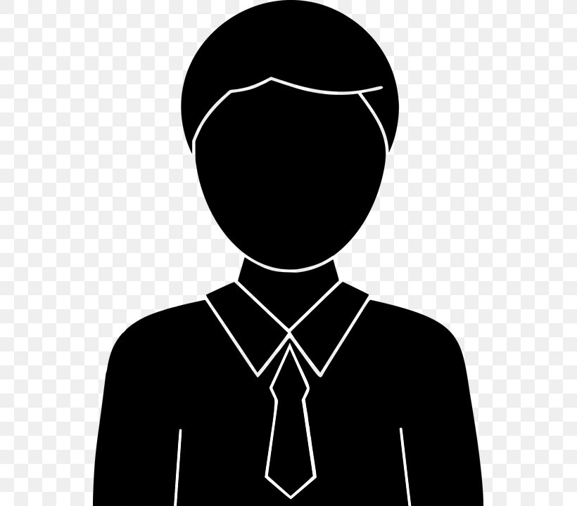 Free Vector Human, PNG, 555x720px, Avatar, Black, Black And White, Clerk, Clerks Download Free