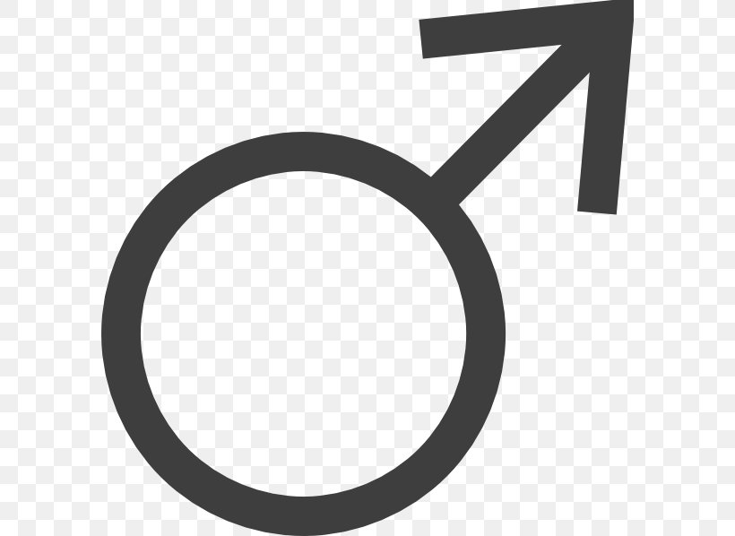 Gender Symbol Male Clip Art, PNG, 594x598px, Gender Symbol, Black And White, Brand, Female, Femininity Download Free