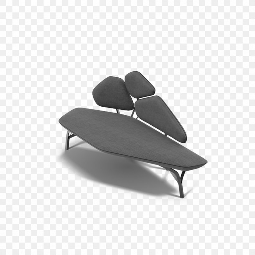 3D Computer Graphics Couch, PNG, 1000x1000px, 3d Computer Graphics, Black And White, Couch, Furniture, Grey Download Free
