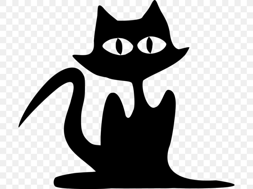 Cat Silhouette Clip Art, PNG, 700x614px, Cat, Artwork, Black, Black And White, Black Cat Download Free