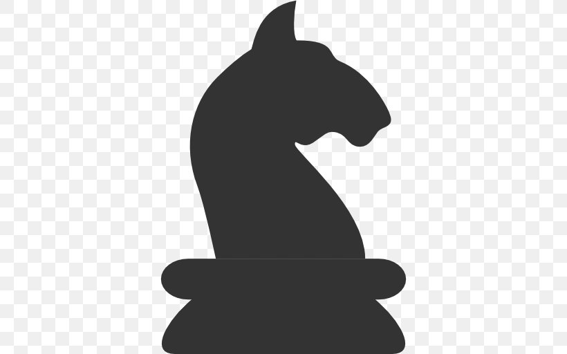 Chess Piece Black Knight, PNG, 512x512px, Chess, Bishop, Black, Black And White, Black Knight Download Free