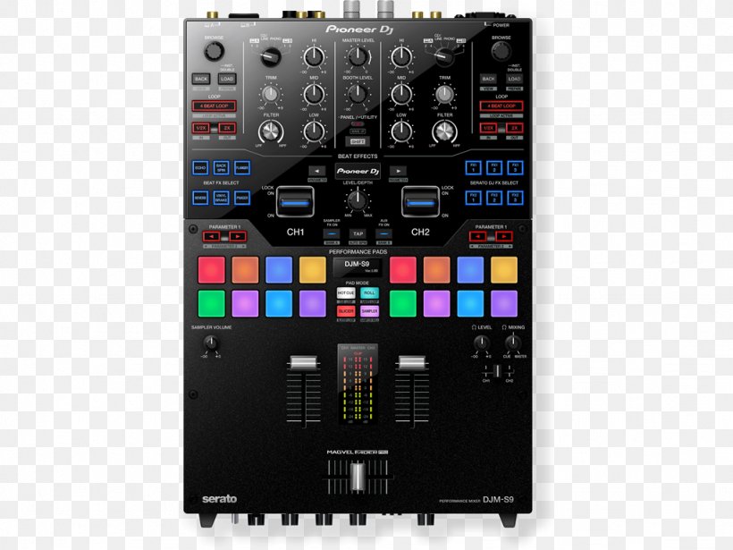 Pioneer DJM-S9 Disc Jockey DJ Mixer Audio Mixers, PNG, 1024x768px, Watercolor, Cartoon, Flower, Frame, Heart Download Free