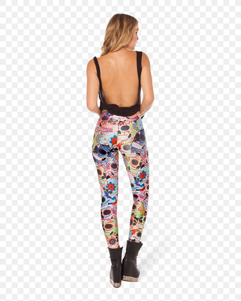 Leggings Calavera Pants Tights Clothing, PNG, 683x1024px, Watercolor, Cartoon, Flower, Frame, Heart Download Free