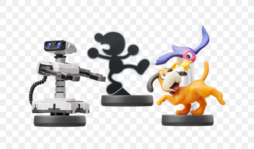 Super Smash Bros. For Nintendo 3DS And Wii U Duck Hunt Mario Bros., PNG, 640x480px, Duck Hunt, Action Figure, Amiibo, Figurine, Machine Download Free