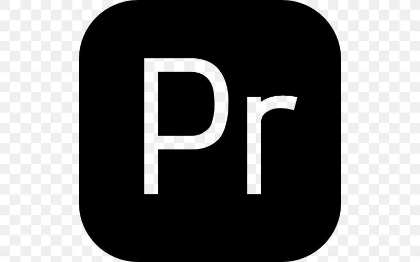 Adobe Premiere Pro, PNG, 512x512px, Adobe Premiere Pro, Adobe After Effects, Adobe Systems, Black And White, Brand Download Free