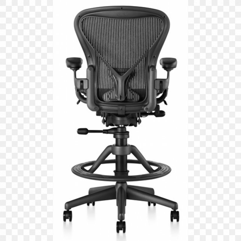 Eames Lounge Chair Aeron Chair Herman Miller Office & Desk Chairs, PNG, 1200x1200px, Eames Lounge Chair, Aeron Chair, Armrest, Bar Stool, Bill Stumpf Download Free