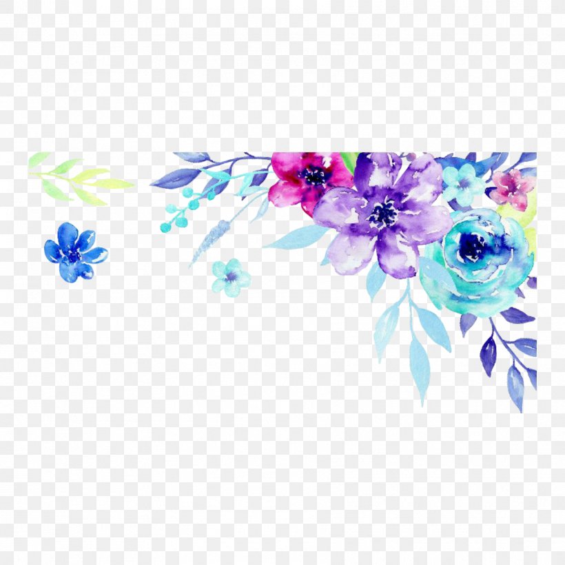 Watercolor: Flowers Watercolor Painting Clip Art Blue, PNG, 1773x1773px, Watercolor Flowers, Anemone, Blue, Delphinium, Floral Design Download Free