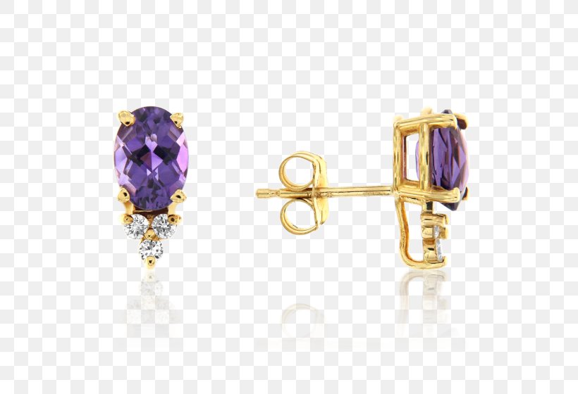 Amethyst Earring Body Jewellery Purple, PNG, 560x560px, Amethyst, Body Jewellery, Body Jewelry, Diamond, Earring Download Free