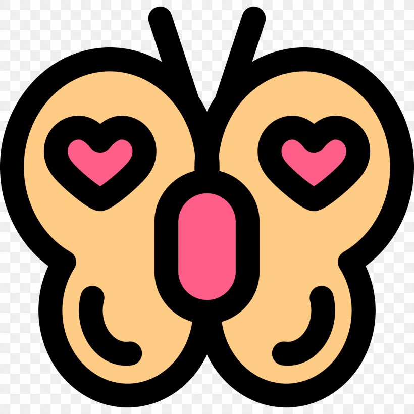 Butterfly Clip Art, PNG, 1500x1500px, Butterfly, Heart, Nose, Pink, Smile Download Free