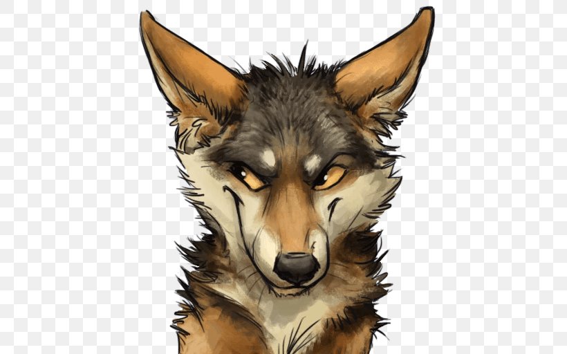 Gray Wolf Coyote Telegram Sticker Red Wolf, PNG, 512x512px, Gray Wolf, Carnivoran, Coyote, Dog Like Mammal, Fauna Download Free