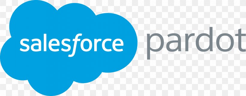 Logo Pardot Salesforce.com Cloud Computing Brand, PNG, 2684x1050px, Logo, Adviesbureau, Blue, Brand, Cloud Computing Download Free