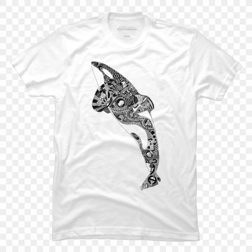 T-shirt Visual Arts Sleeve Font Neck, PNG, 1800x1800px, Tshirt, Animal, Art, Black, Brand Download Free