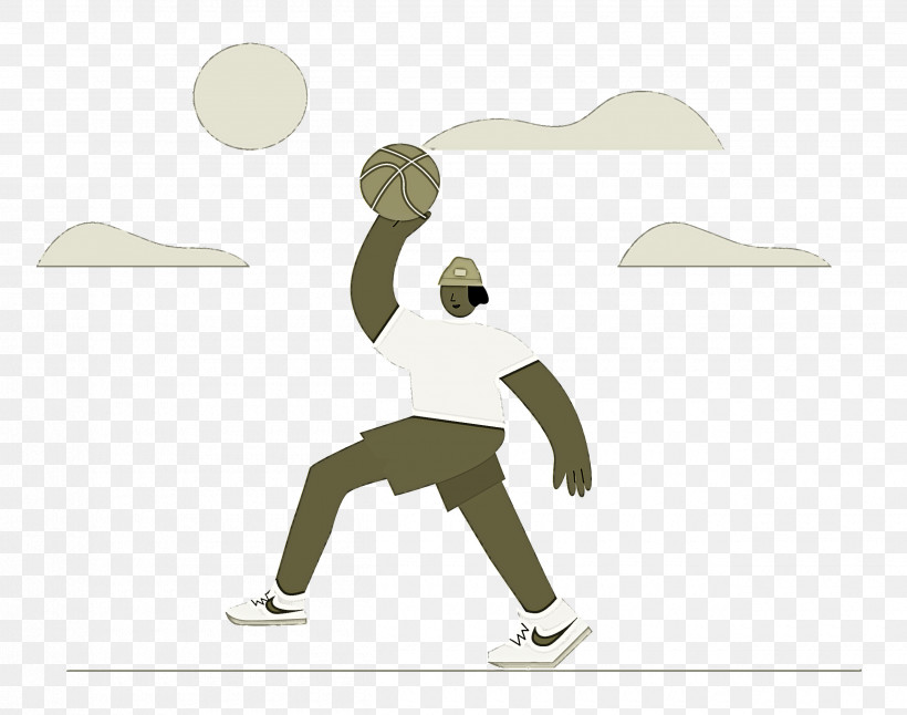 Basketball Outdoor Sports, PNG, 2500x1970px, Basketball, Behavior, Cartoon, Hm, Line Download Free