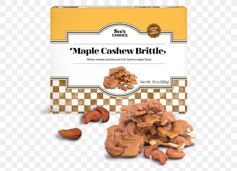 Brittle See's Candies Chocolate Truffle White Chocolate Nut, PNG, 600x590px, Brittle, Butter, Candy, Cashew, Chocolate Download Free