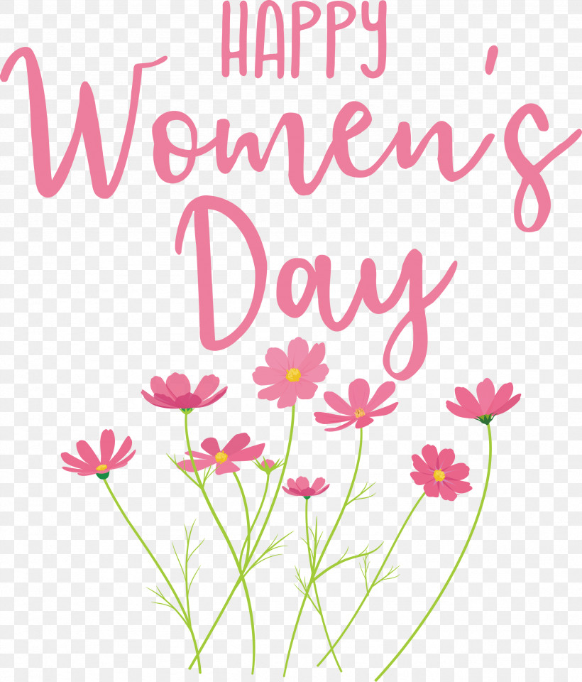 Happy Women’s Day, PNG, 2561x2999px, Floral Design, Cut Flowers, Flower, Leaf, Line Download Free