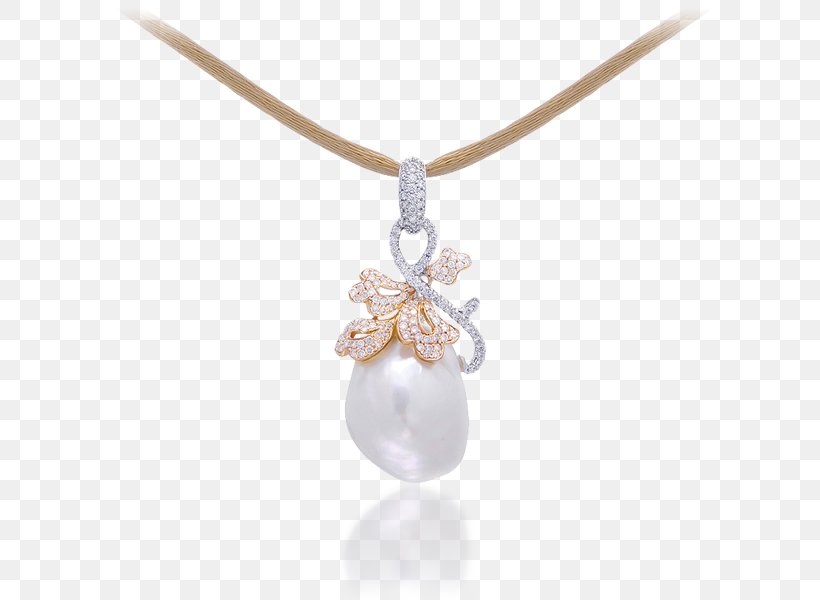 Pearl Earring Charms & Pendants Necklace Jewellery, PNG, 600x600px, Pearl, Body Jewellery, Body Jewelry, Charms Pendants, Diamond Download Free