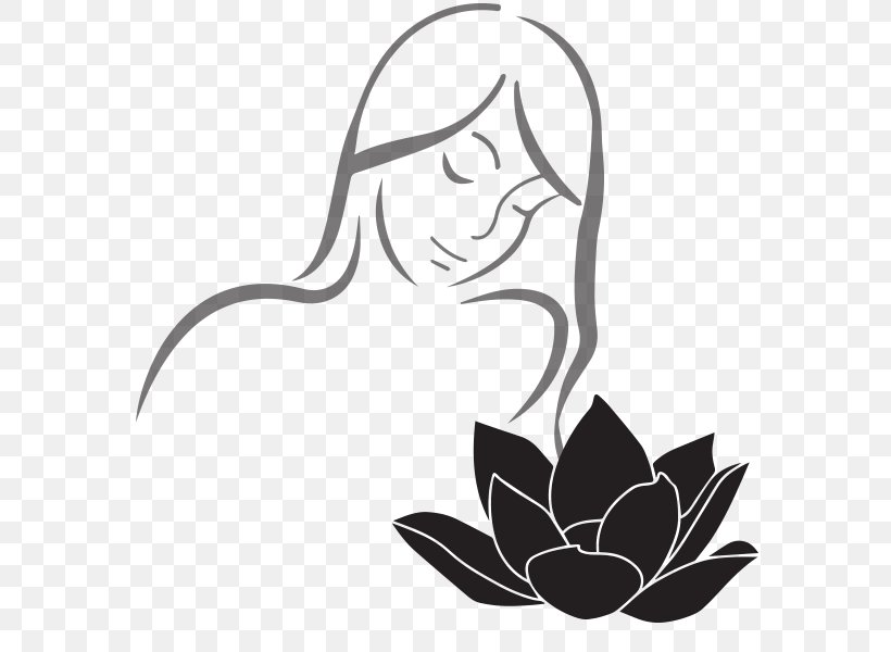 Flower Line Art, PNG, 600x600px, Yoga, Arm, Blackandwhite, Drawing, Flower Download Free